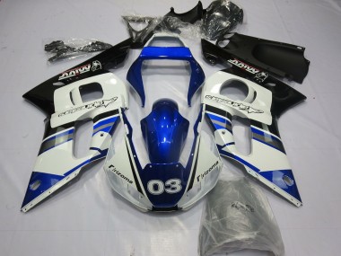 98-02 Blue White 03 R6 Fairings