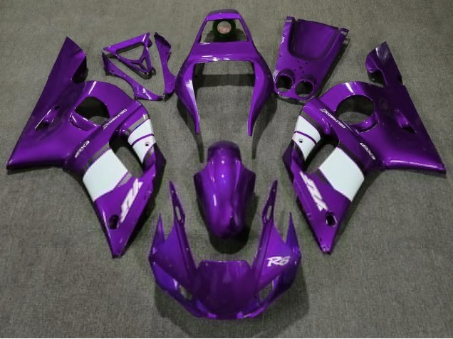 98-02 Deep Purple & White R6 Fairings