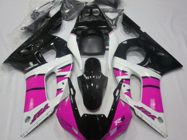 98-02 Gloss Pink and Black R6 Fairings