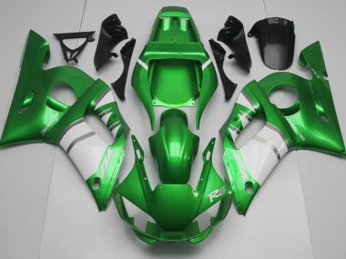 98-02 Green & White R6 Fairings