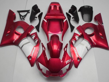 98-02 Red & White R6 Fairings