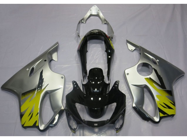 99-00 Silver Yellow and Black CBR600 F4 Fairings